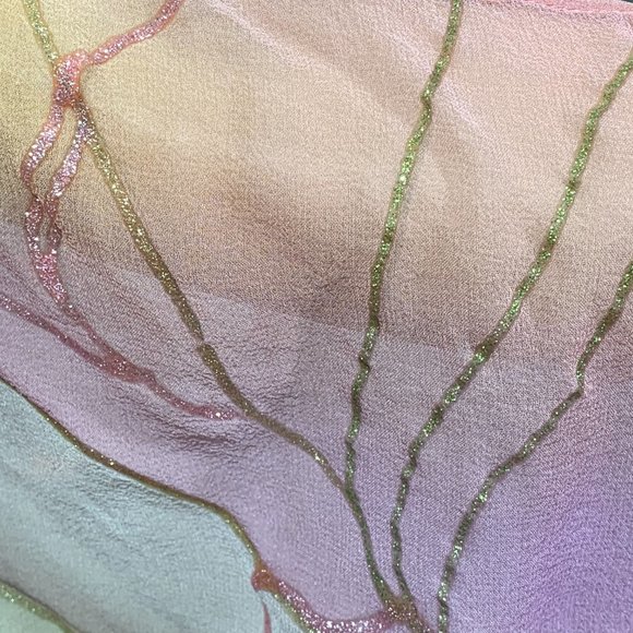 Silk Sequins & Beaded Coverup - Picture 12 of 12